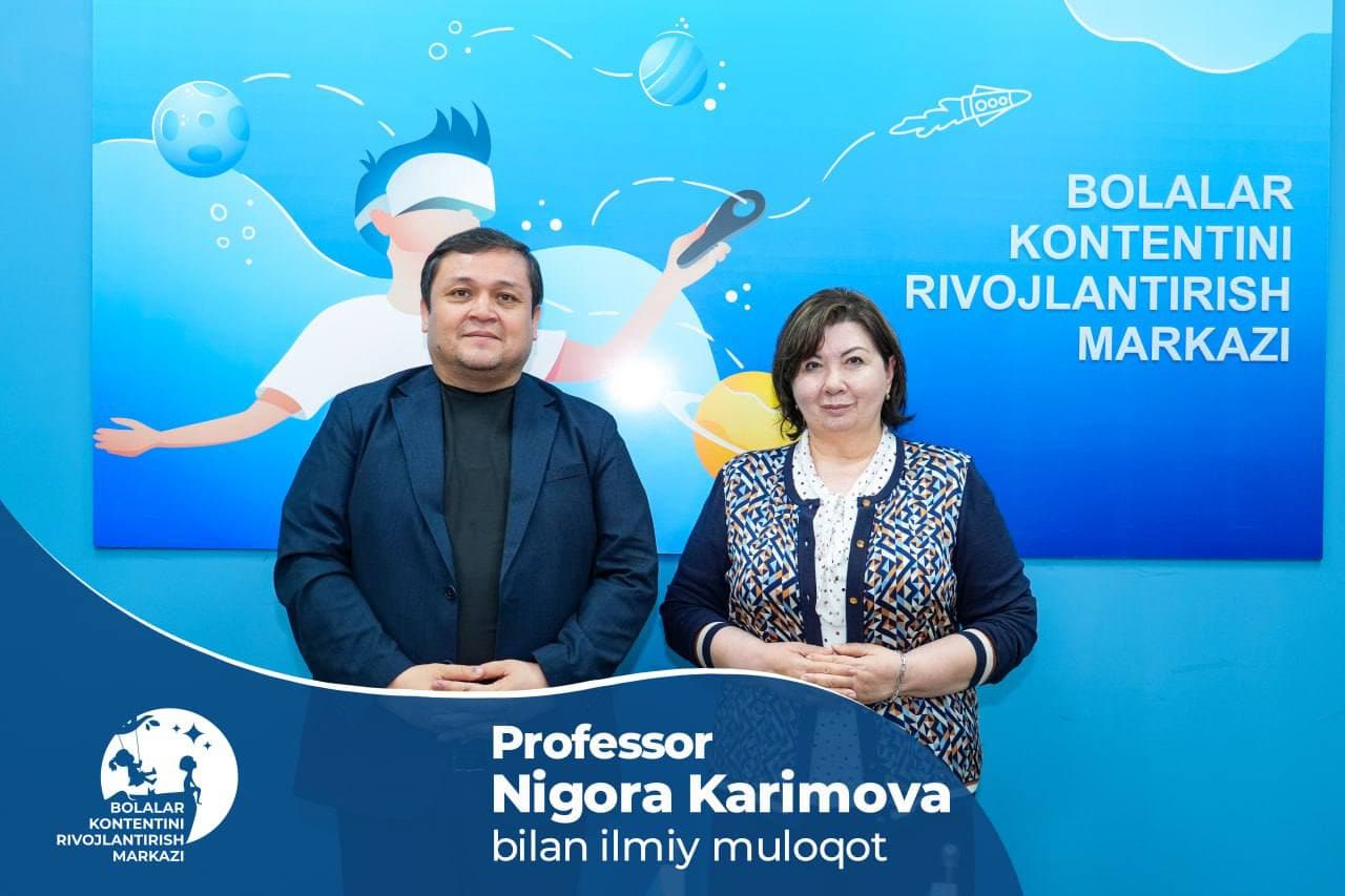 Professor Nigora Karimova bilan ilmiy muloqot bo'lib o'tdi - 1