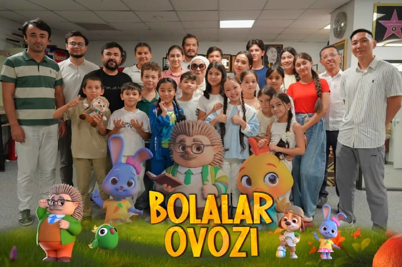 «Bolalar ovozi» dublyaj maktabi «Ustoz Tiprabek» multserialini ovozlashtirmoqda - 1